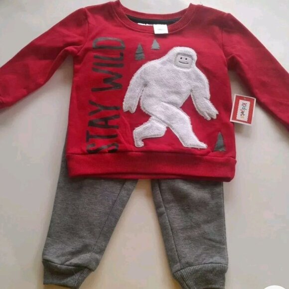 Baby Boys 2 Piece Jogger Set Size 12 Months New - Picture 1 of 6